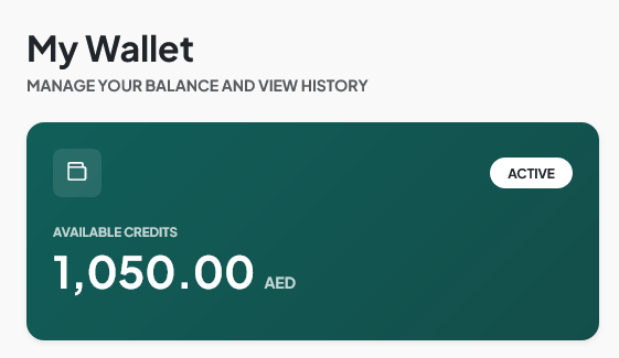 Wallet UI